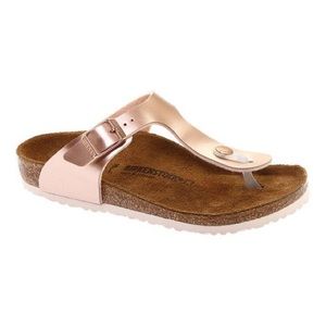 Girls Birkenstock Gizah Rose Gold, 31